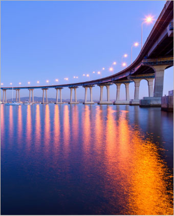 Contact Us San Diego image beach bridge